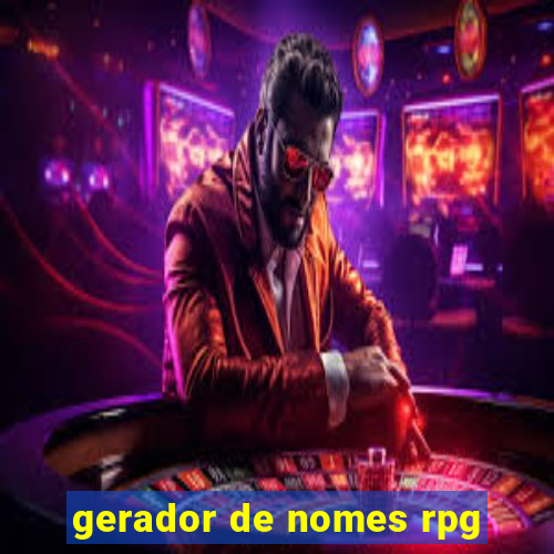 gerador de nomes rpg